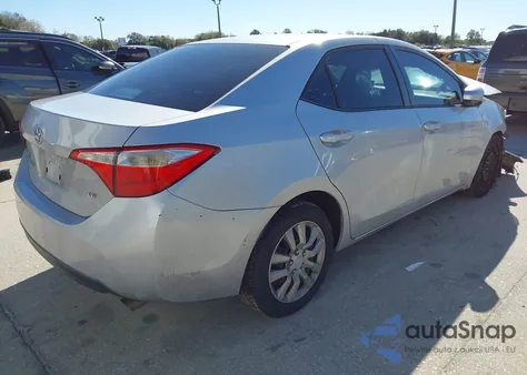 2014 Toyota Corolla Le из США, поврежденный, VIN 2T1BURHE7EC138956